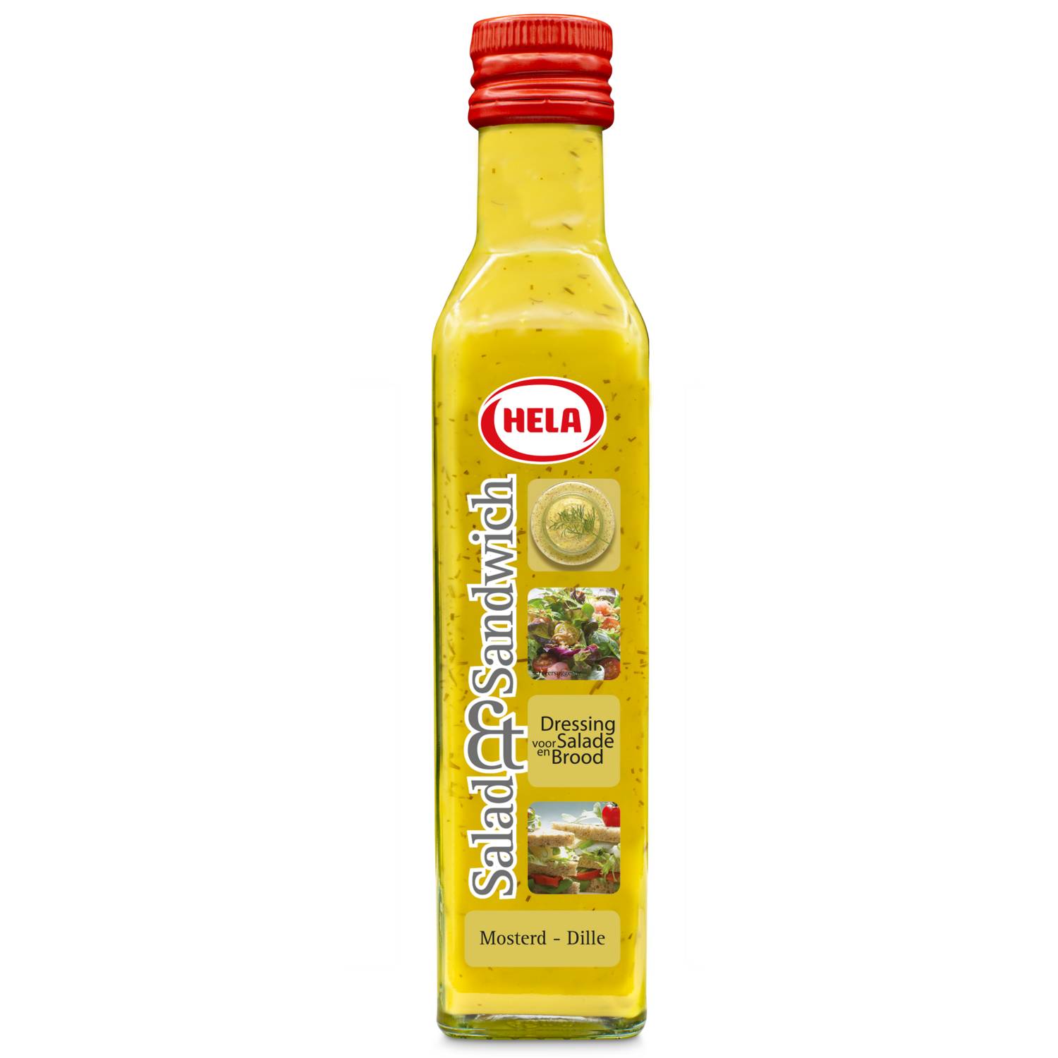 MOSTERD DILLE DRESSING  6x250ml HELA